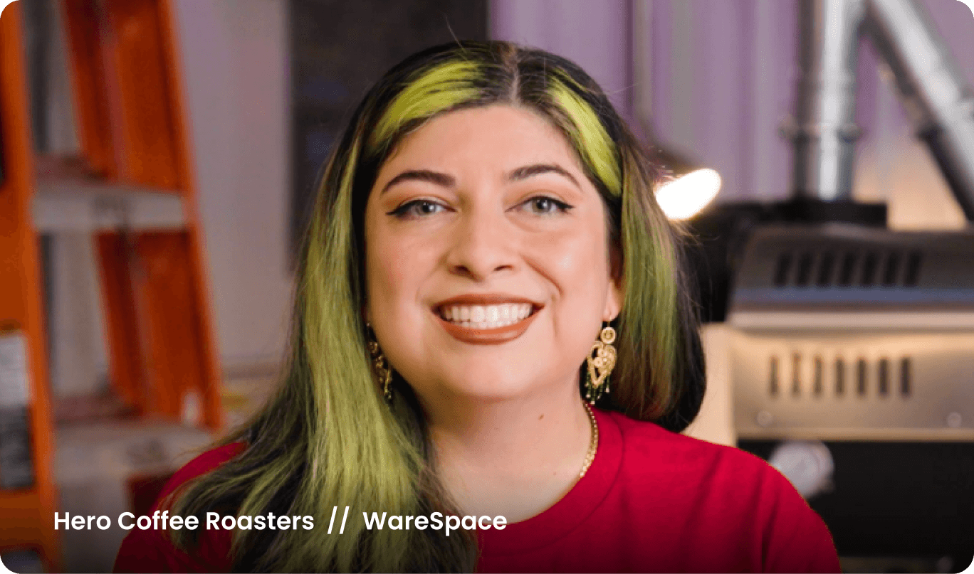 Hero Coffee Roasters, a real WareSpace tenant