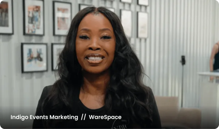 Indigo Events Marketing, a real WareSpace tenant