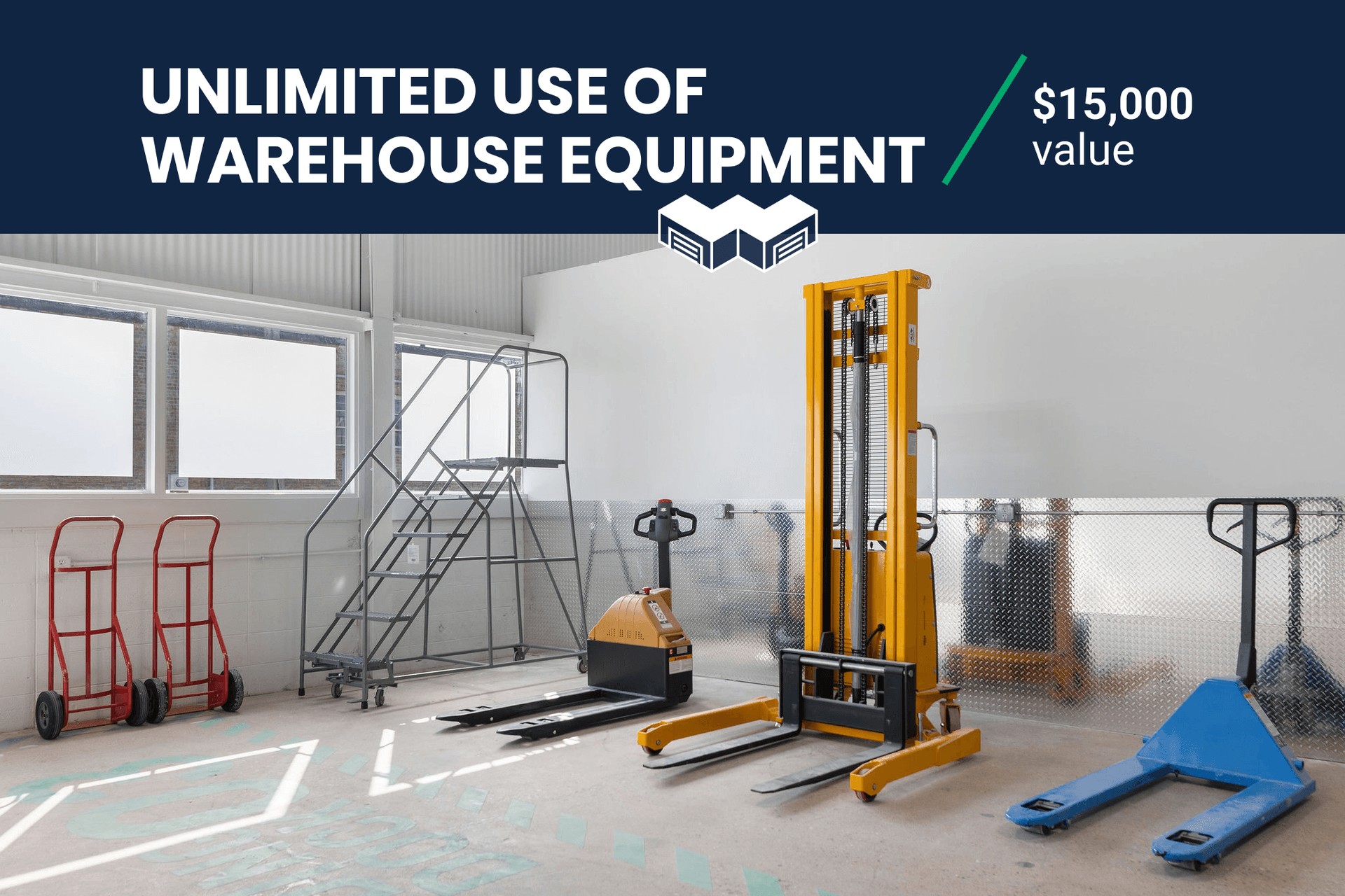 04-Unlimited Use of Warehouse Equipment